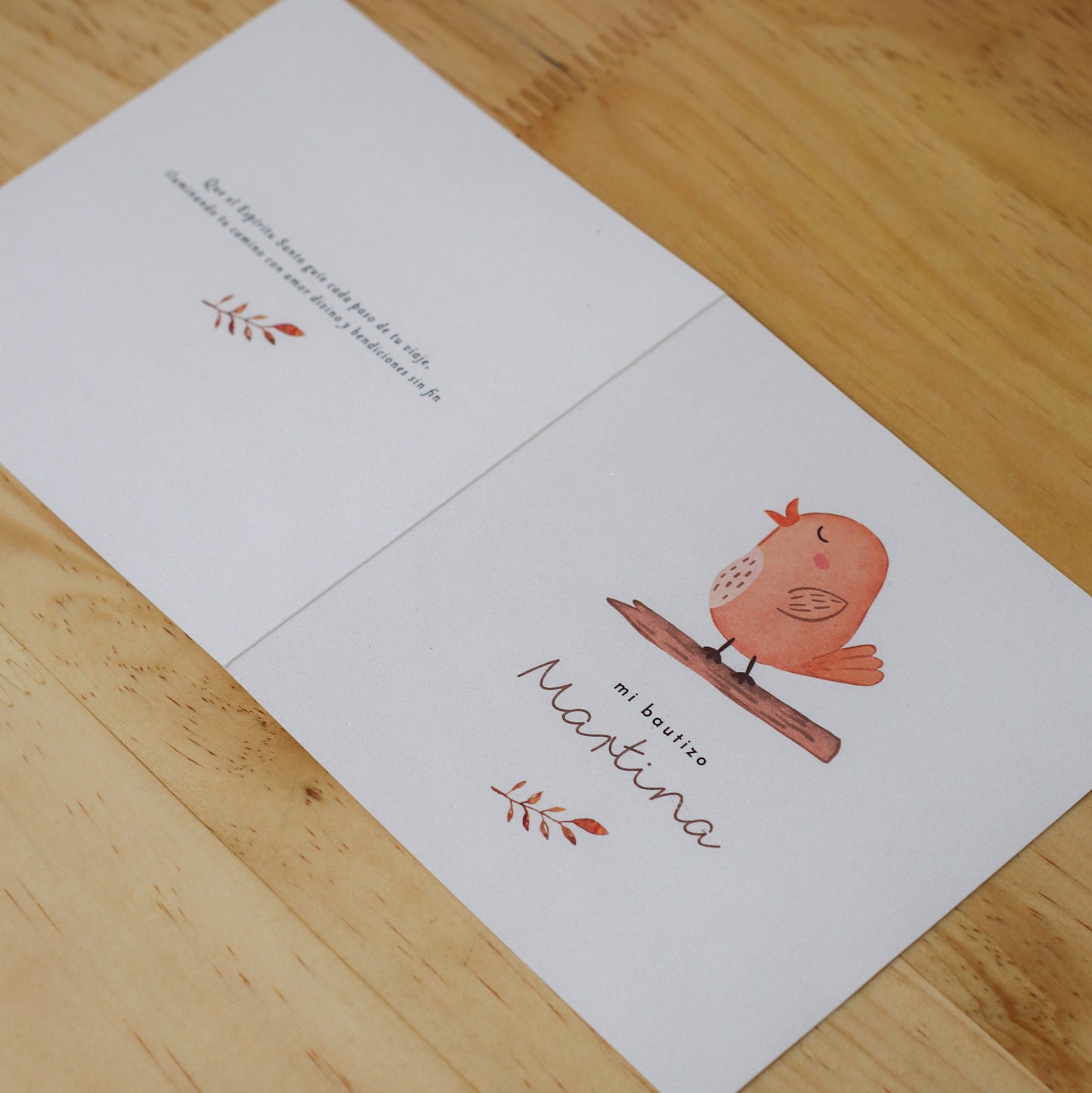 Invitaciones de Bautizo Atik