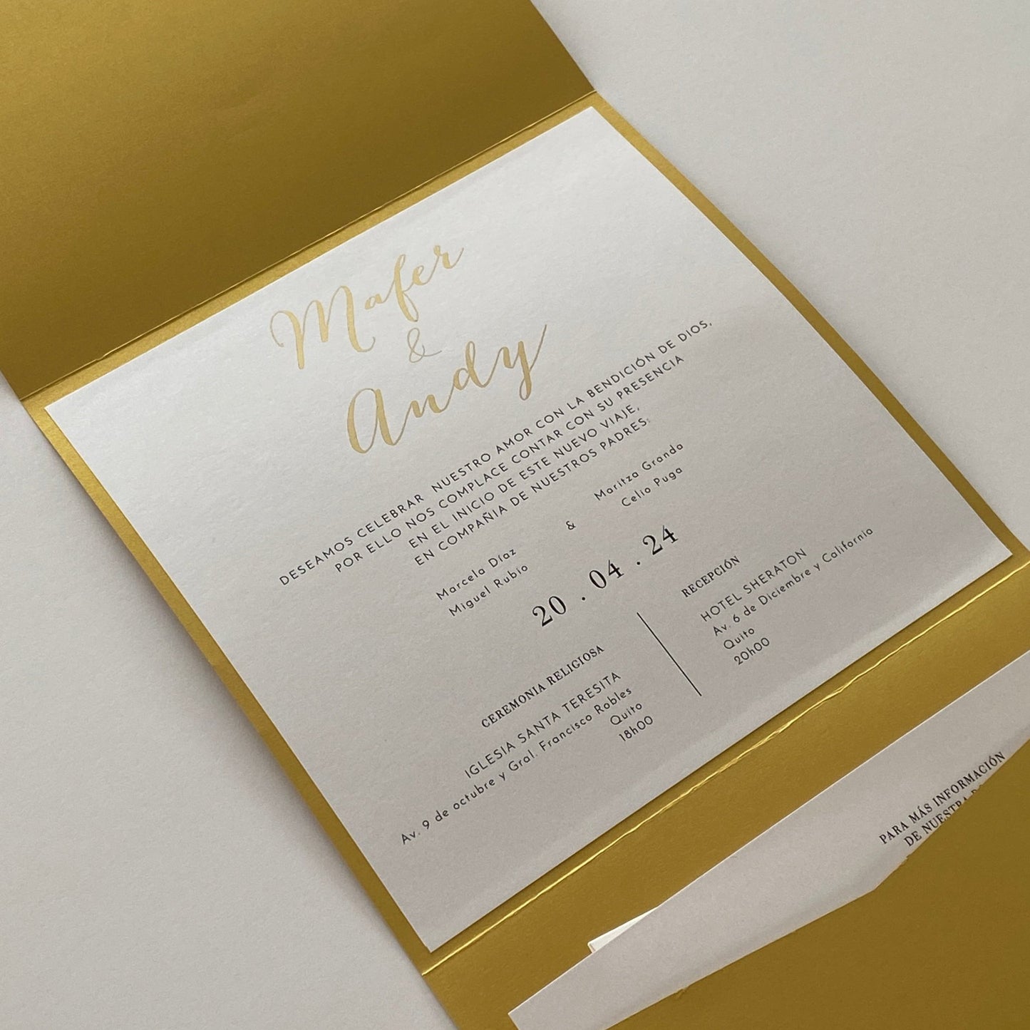Invitaciones de Boda Orión