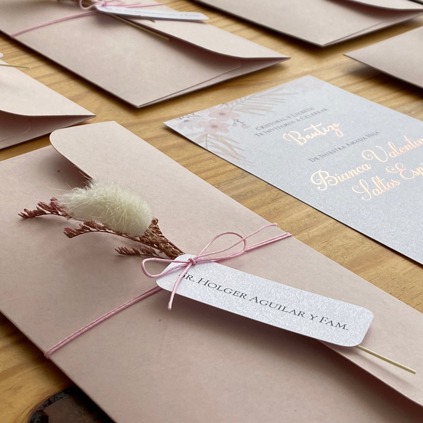 Invitaciones de Bautizo Capella