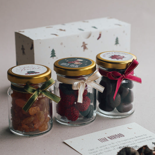 Trío de dulces navideños