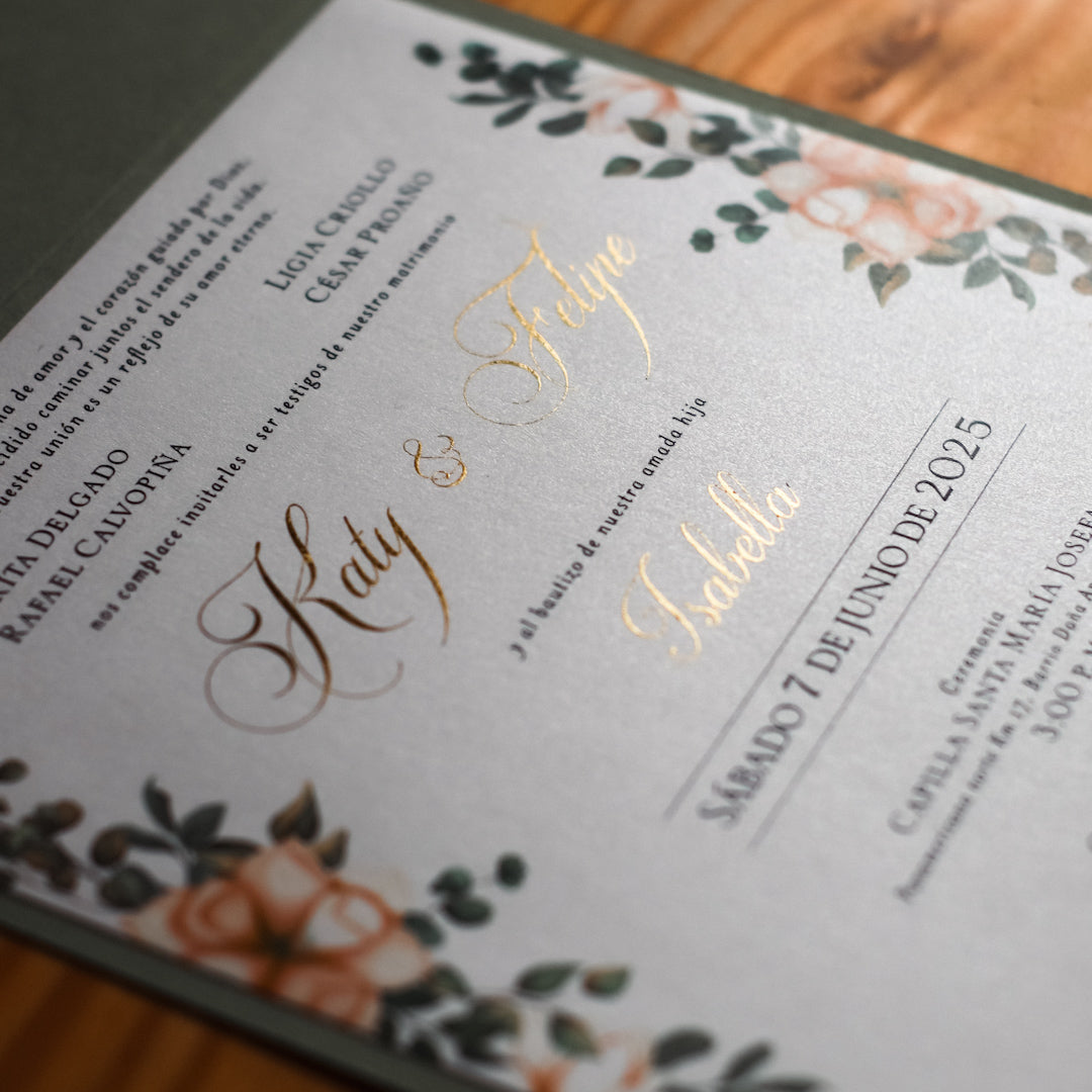Invitación para boda Orion - El Perro Lunar Quito