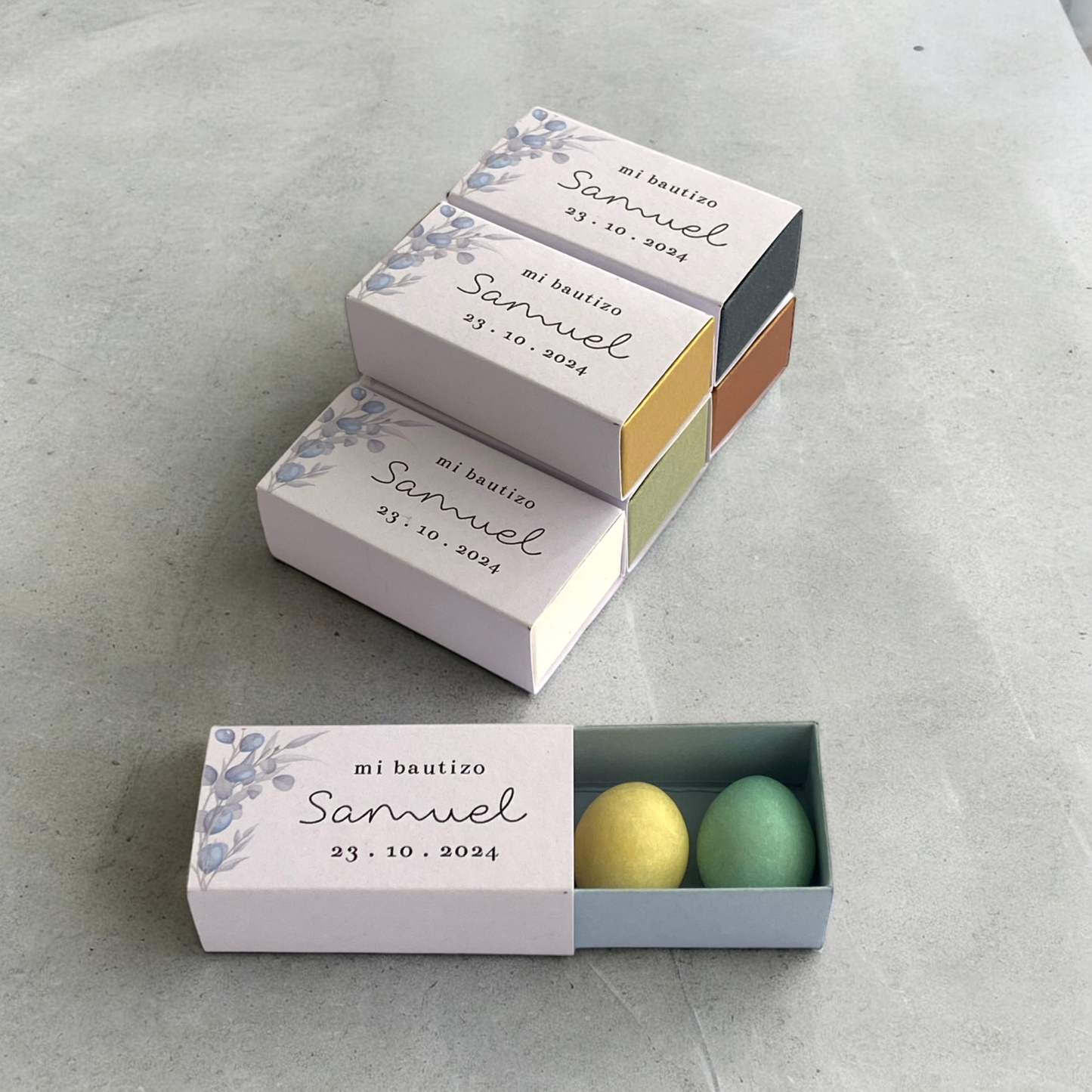 CAJA CON ALMENDRAS