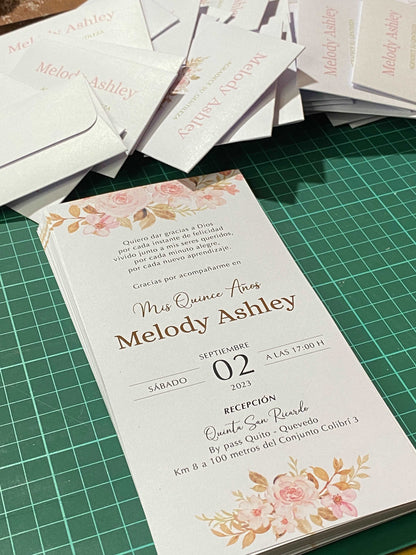 Invitación 15 años Op. 3