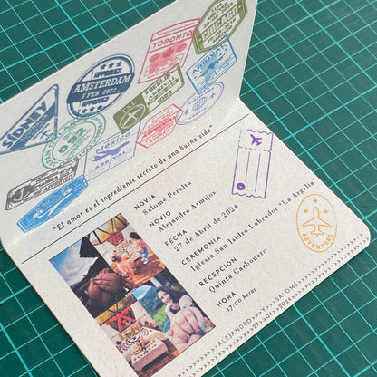 PASAPORTE BODA