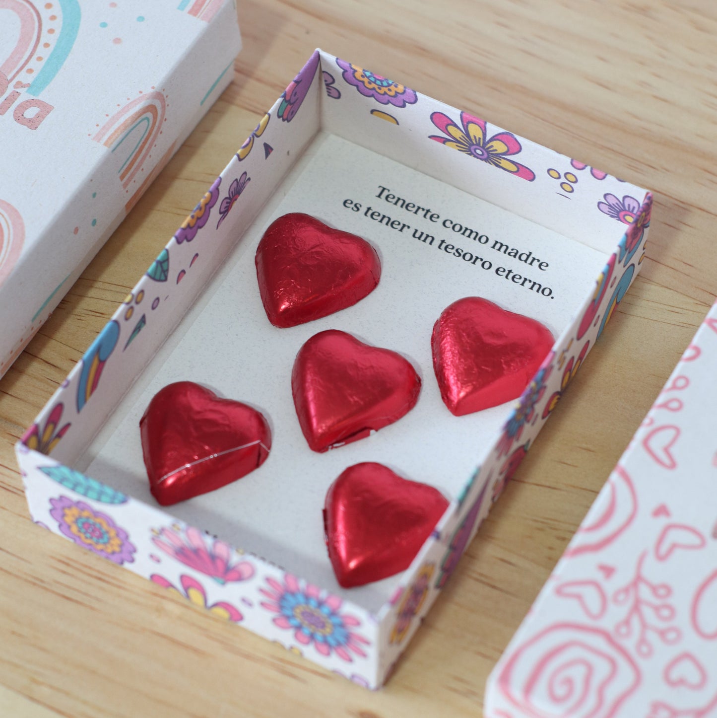 MINI RAMO EN CAJA FELIZ DIA MAMÁ