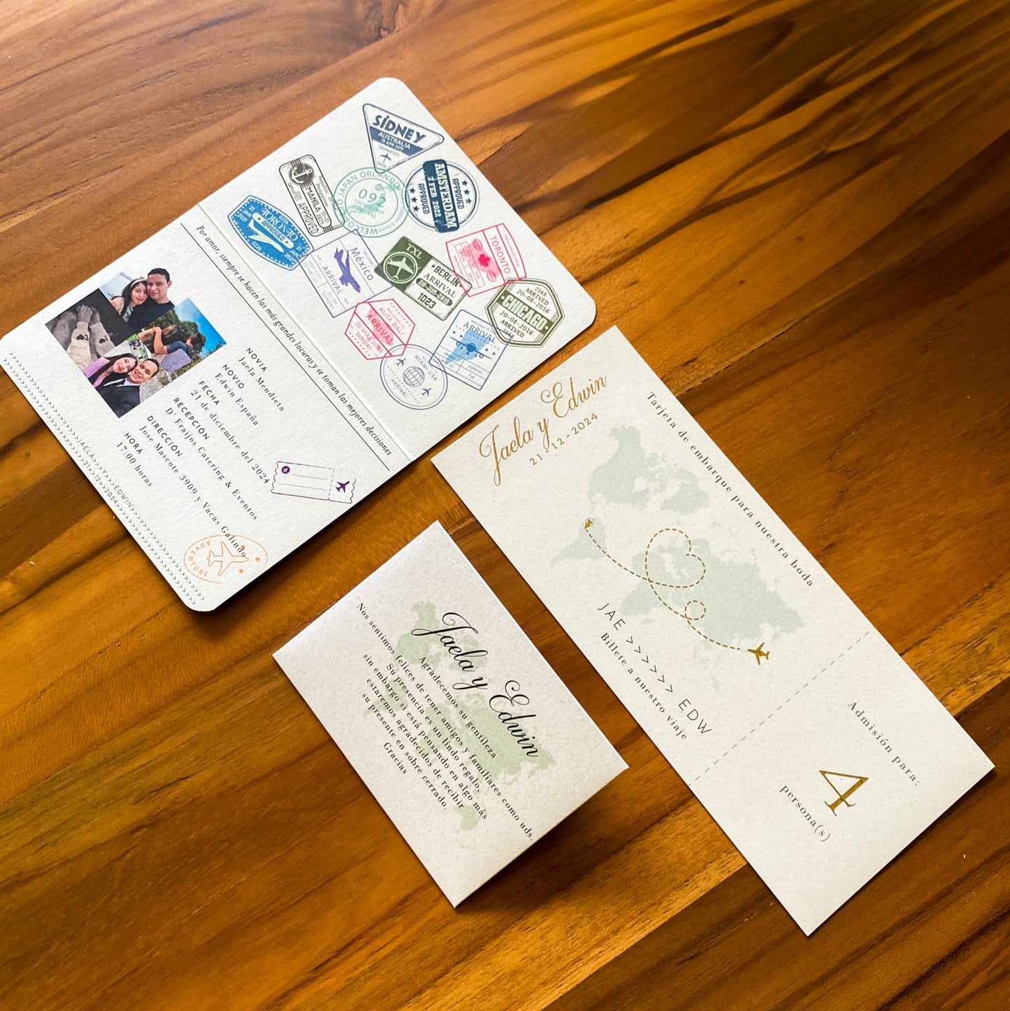 PASAPORTE BODA