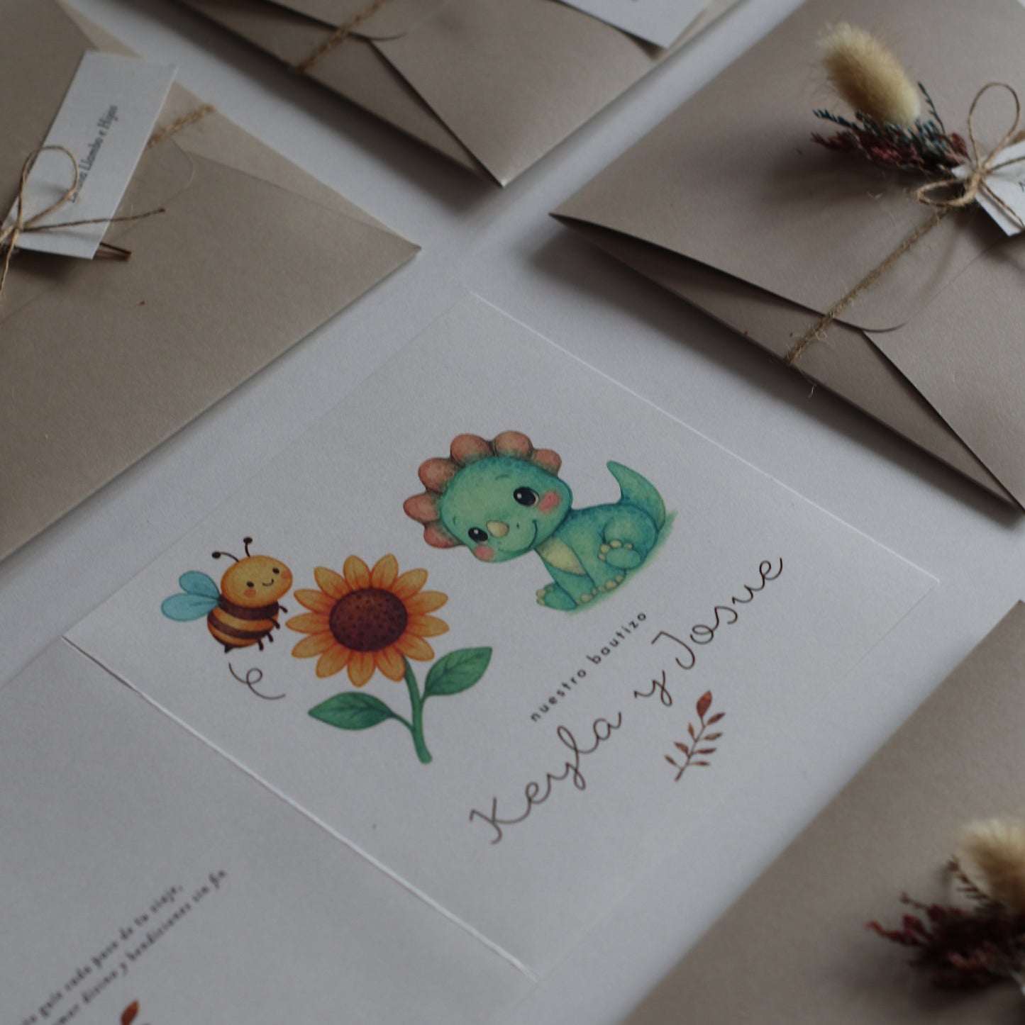 Invitaciones de Bautizo Atik