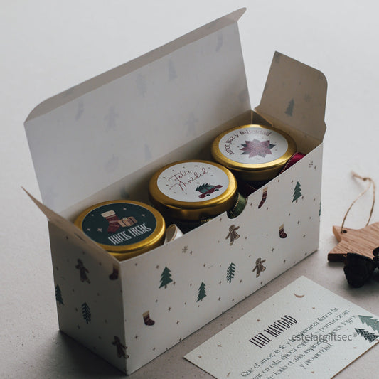 Trío de dulces navideños