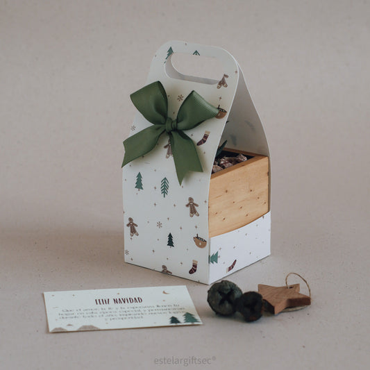 Maceta de Madera Tallada