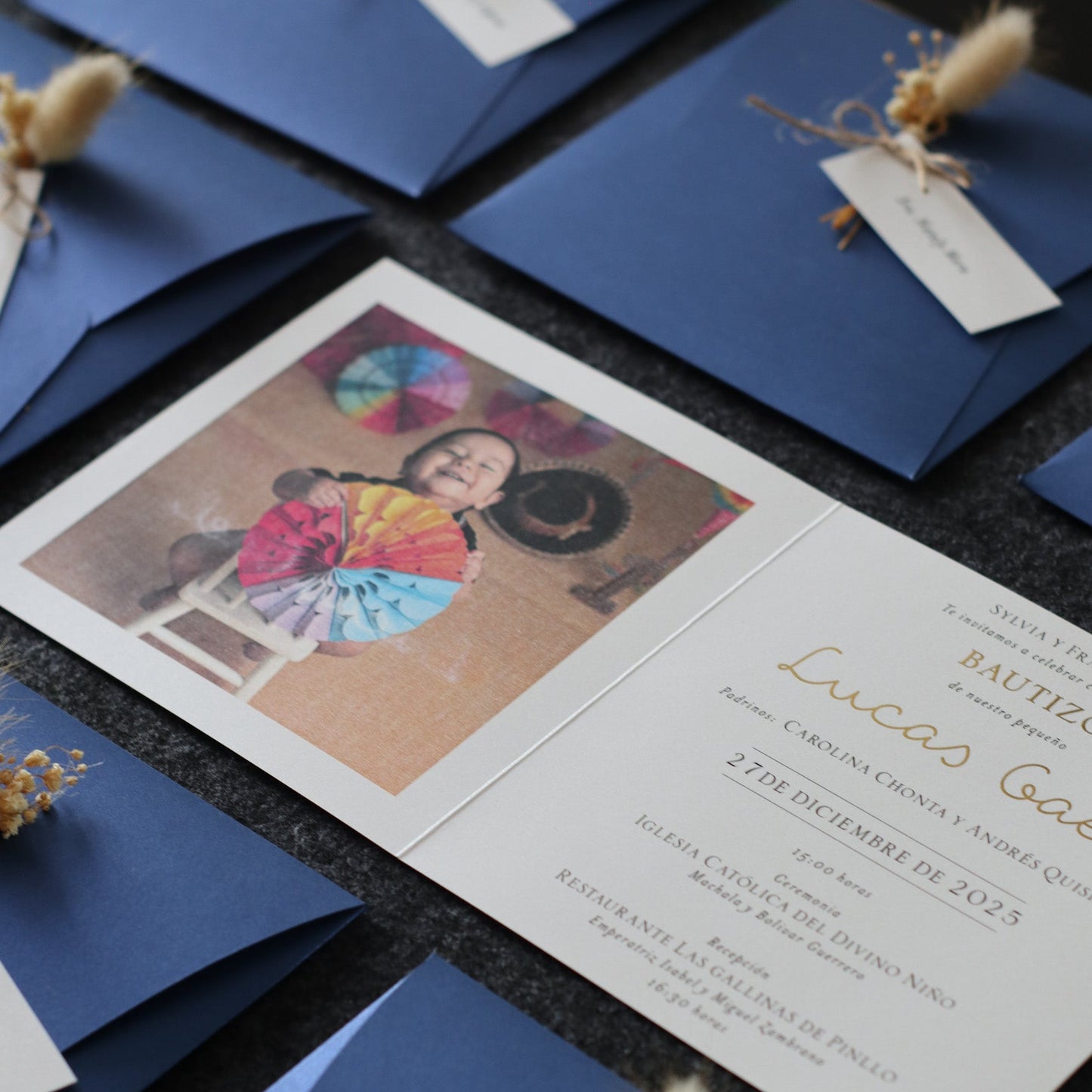 Invitaciones de Bautizo Atik