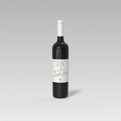 ETIQUETA PARA BOTELLA DE VINO